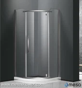 Frameless Pivot Billig Pris Luksus Elegant Brusekabine