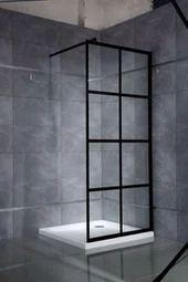 Brusebad Btah Skærm Med Sort Ramme