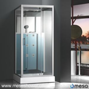 Fritstående rektangulære kabine brusebad med lav brusebad bakke M-527-CY