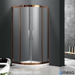 Luksus Golden Stainless Steel Brusekabine